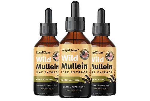 RespiClear Wild Mullein Supplement Bottle